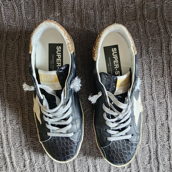 Gooden Goose, size 37, black and gold - Picture 3 of 3